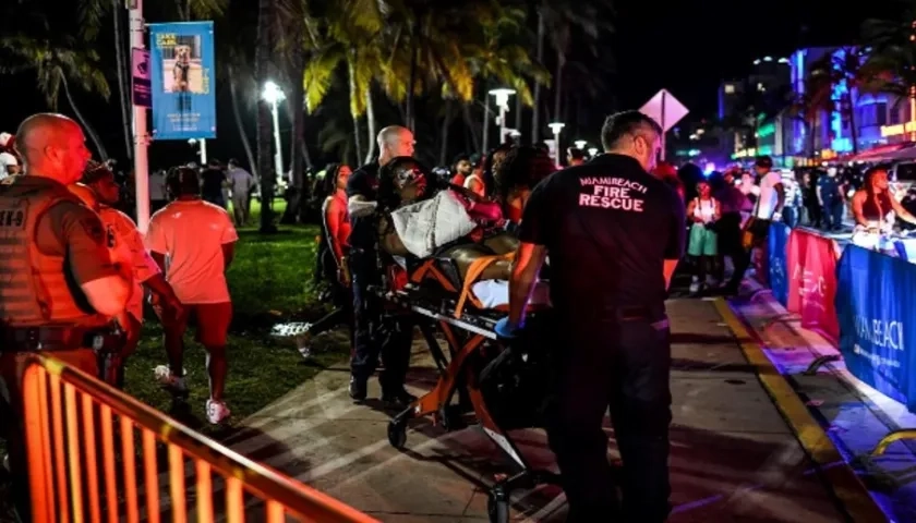 La Policía en operativos de control en Miami Beach