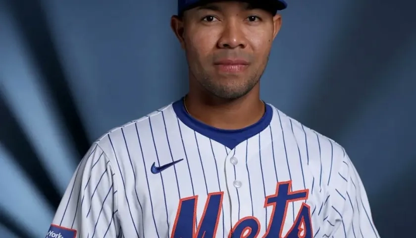 José Quintana, lanzador colombiano de los Mets de Nueva York. 