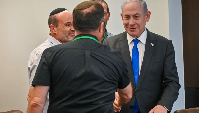El primer ministro de Israel, Benjamín Netanyahu. 