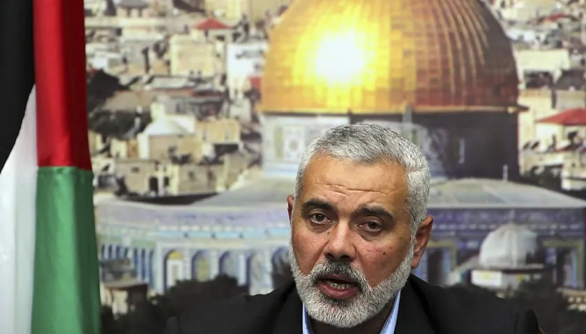 Ismail Haniyeh, líder político de Hamás. 