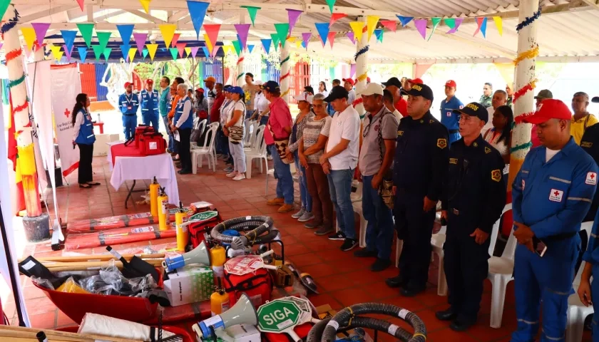 El simulacro lo lidera la Cruz Roja Colombiana Seccional Atlántico.