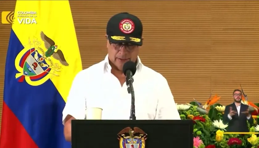 El presidente Petro desde Rosas, Cauca