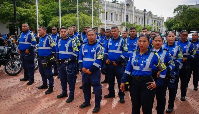 Los nuevos agentes para la Secretaría de Movilidad de Santa Marta