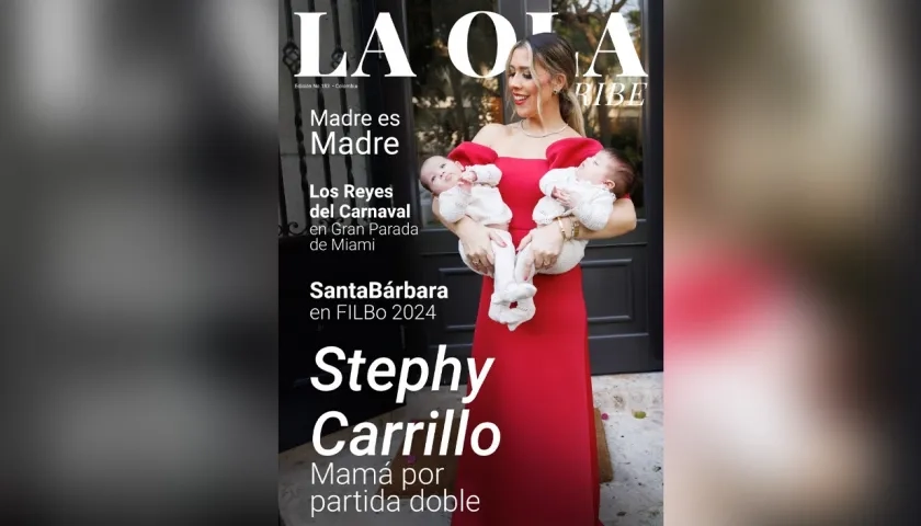 Stephy Carrillo es la portada de la revista La Ola Caribe