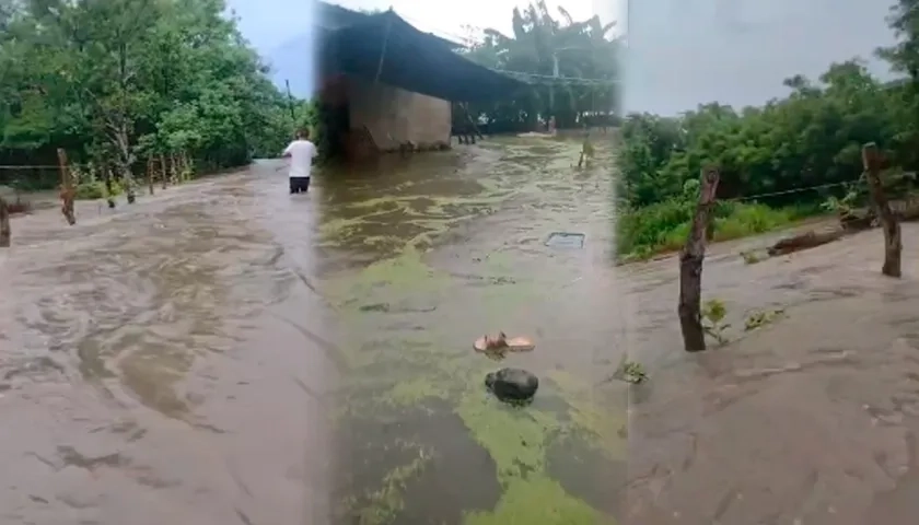 Imágenes de la inundación.