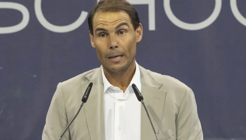 Rafael Nadal, tenista español. 