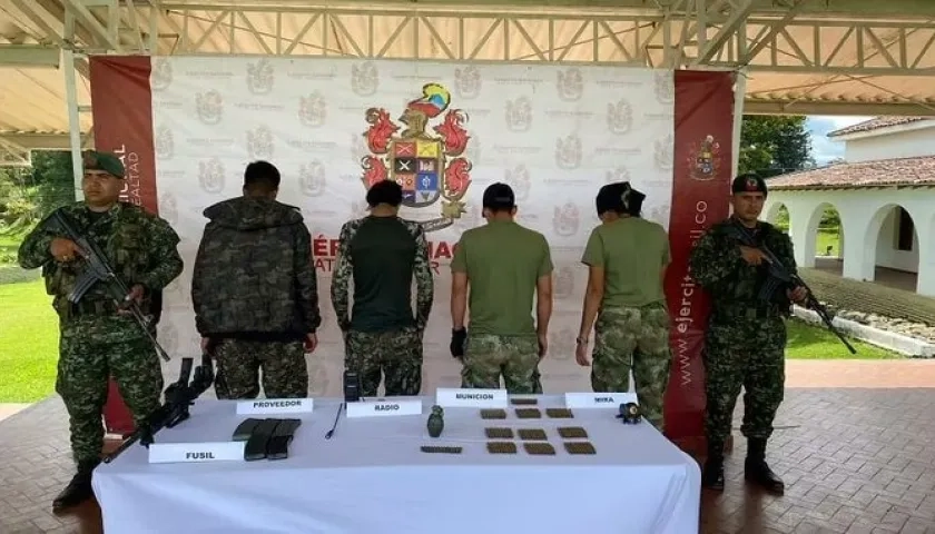 Disidencias de las FARC se entregaron al Ejército