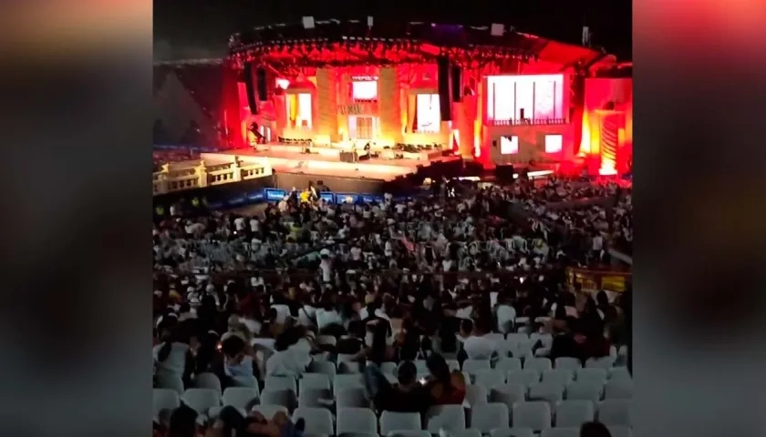 Poca asistencia en el Parque de la Leyenda Vallenata.