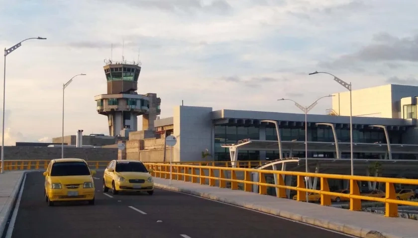 Aeropuerto Ernesto Cortissoz de Barranquilla. 