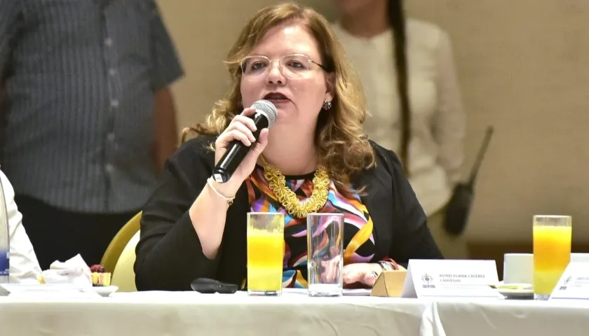 Astrid Eliana Cáceres Cárdenas, directora del ICBF.