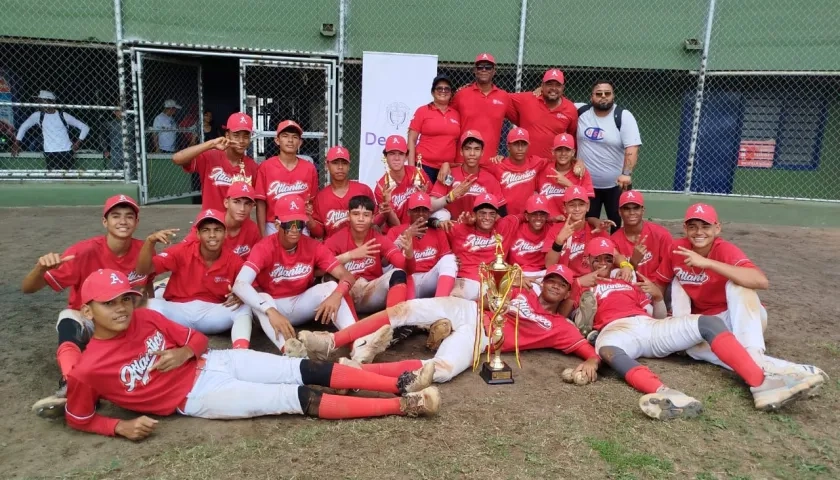 Atlántico, campeón en el Campeonato Nacional de Béisbol U15. 