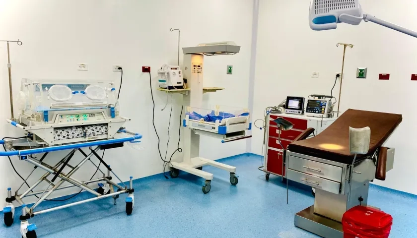 Sala de partos del Hospital de Candelaria.