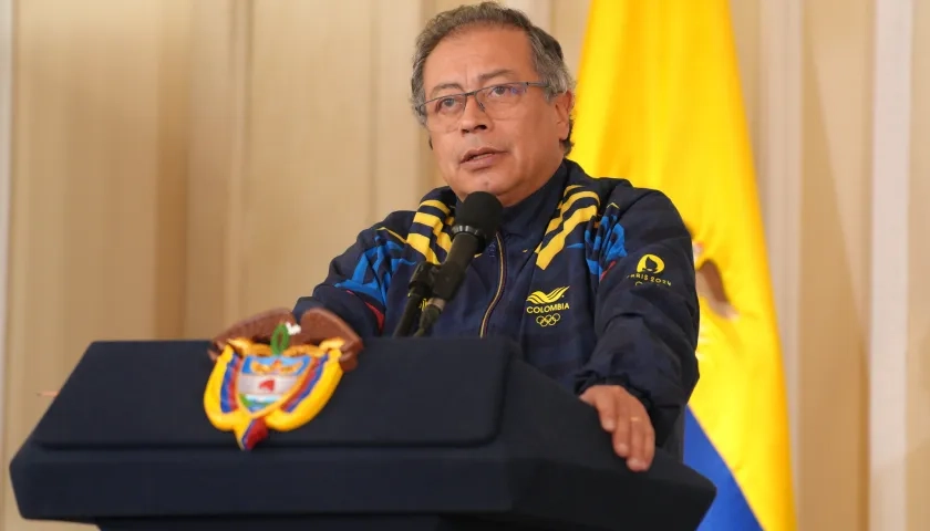 El Presidente Gustavo Petro.