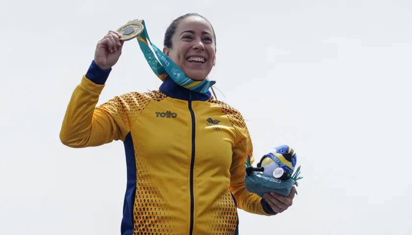 Mariana Pajón buscará su cuarta medalla olímpica en París. 