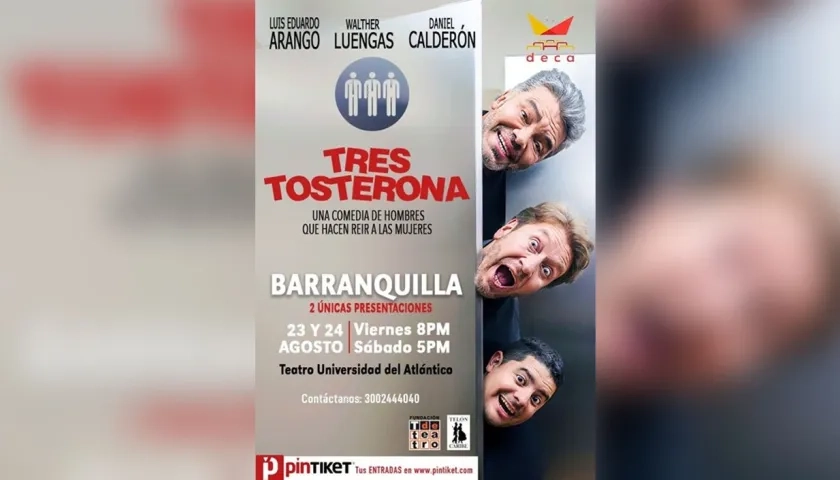 La función será en el Teatro de la Universidad del Atlántico. 