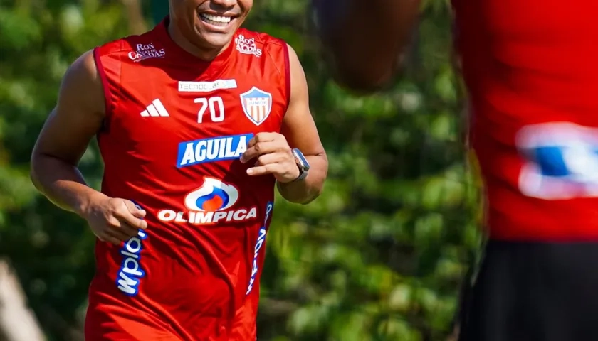 Carlos Bacca durante el último entrenamiento.