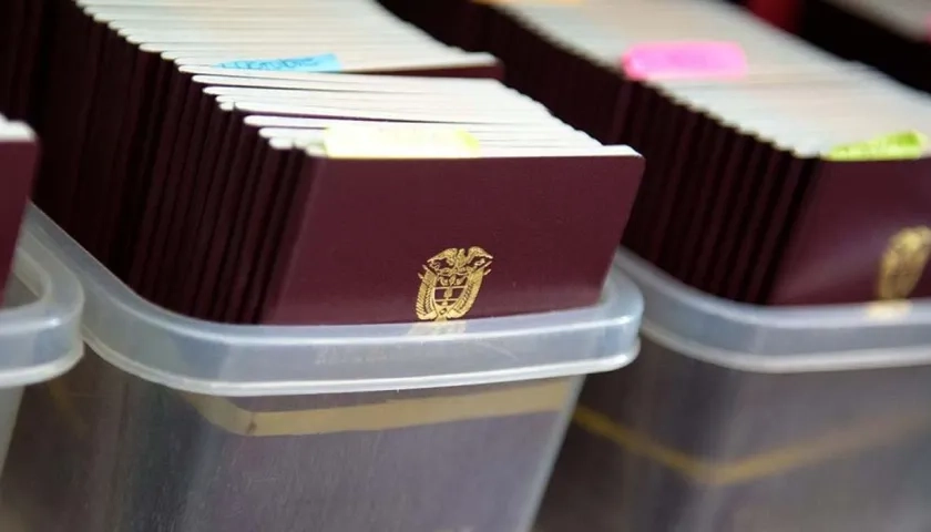 Pasaportes.