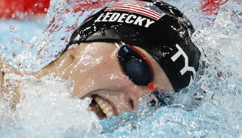 La estadounidense Katie Ledecky.