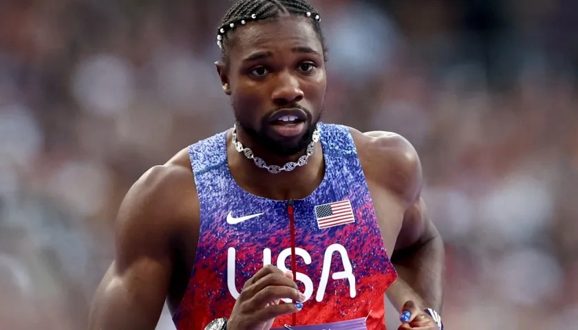 El velocista estadounidense Noah Lyles.