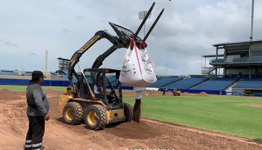 Remodelaciones en el estadio Edgar Rentería. 