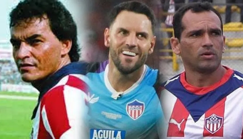 Dulio Miranda, Sebastián Viera y Hayder Palacio.