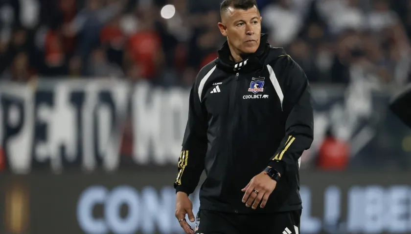 El argentino Jorge Almirón, director técnico del Colo Colo.