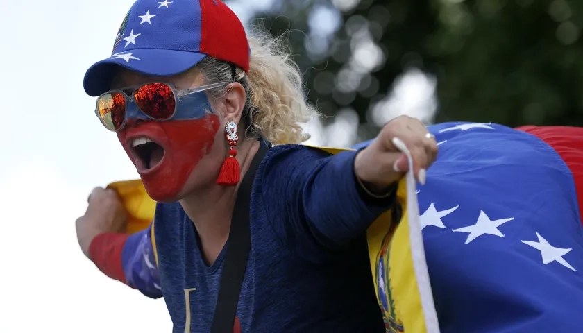 Protestas en Venezuela.