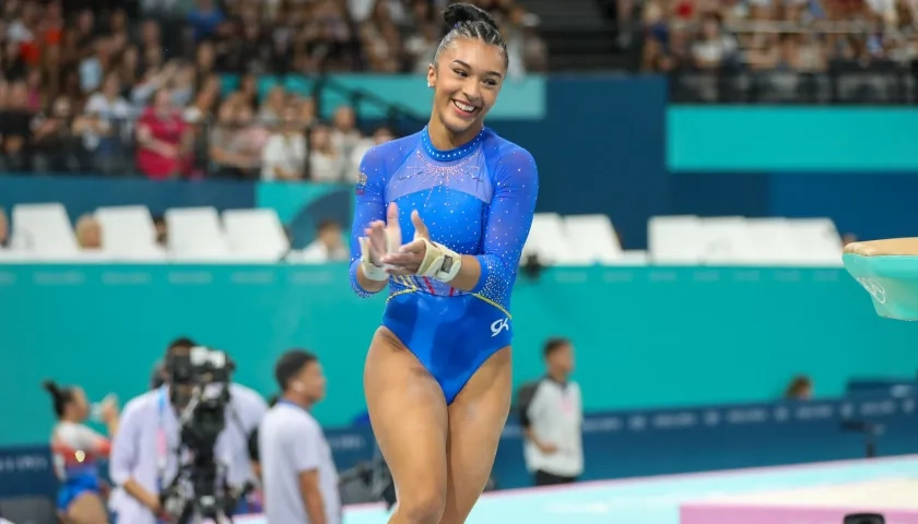 La colombiana Luisa Blanco terminó en el puesto 23 en la final de la gimnasia artística. 