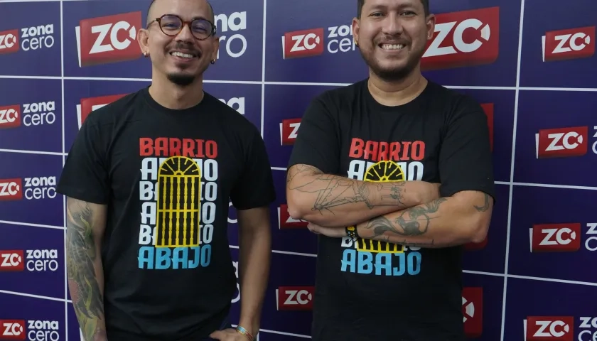 Charlie Martínez Iglesias y Luis Miranda Sarmiento, creadores de 'Barrio Abajo Tour'. 