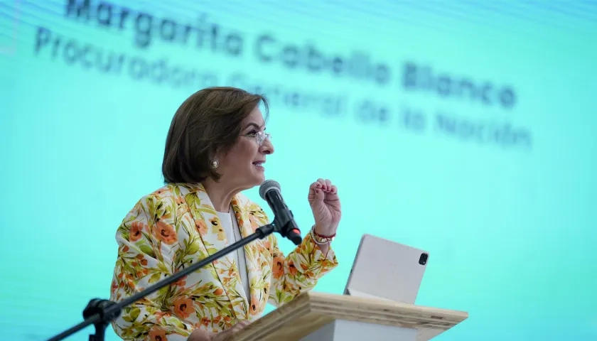 La Procuradora General de la Nación, Margarita Cabello.