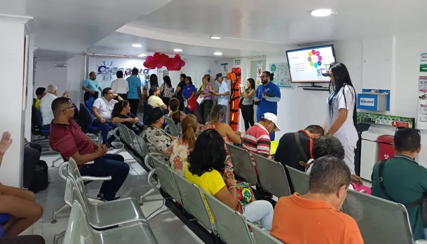 Imagen de la charla realizada en la sede principal de Consalud.