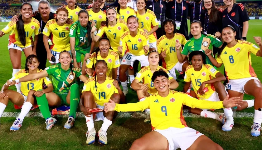 Jugadoras de la Selección Colombia.