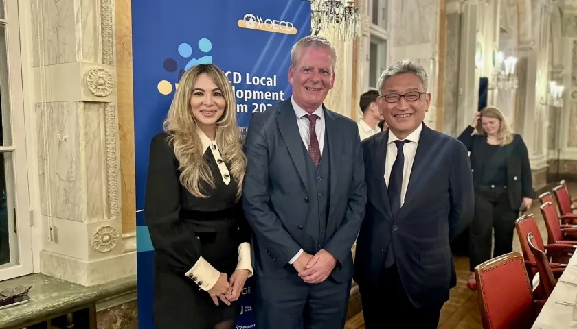 La gerente de ciudad, Ana María Aljure, en el evento donde se dio a conocer la sede.