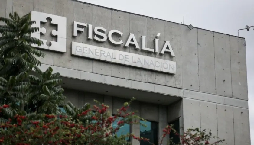 Fachada de la Fiscalía General de la Nación. 