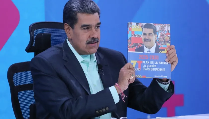 El Presidente de Venezuela, Nicolás Maduro.