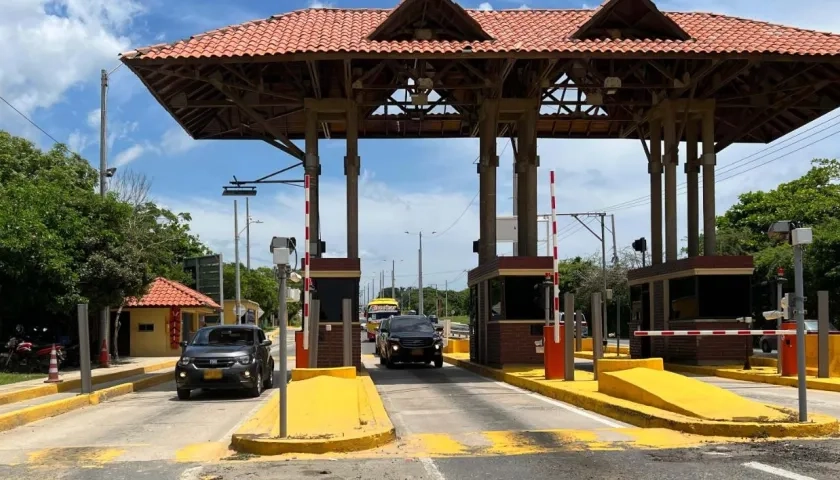 Peaje Papiros, en Puerto Colombia.