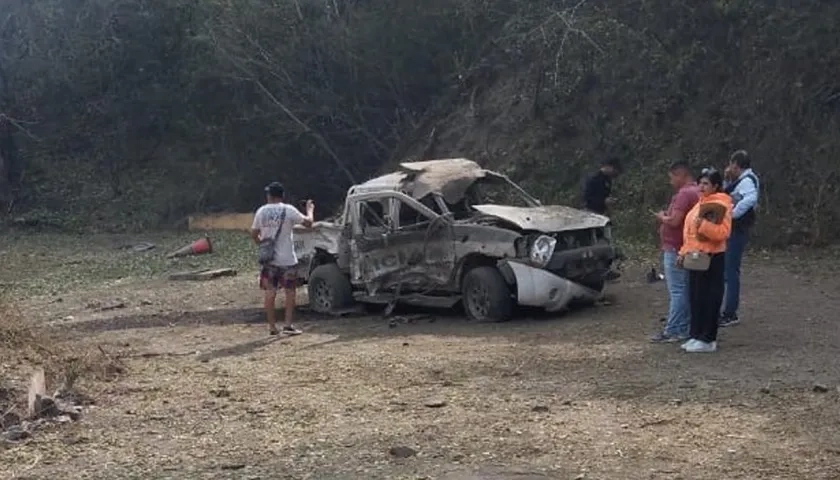 Patrulla atacada con explosivos. 