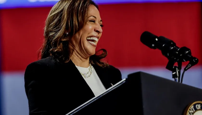 Kamala Harris, favorita a la Presidencia de Estados Unidos según encuesta.