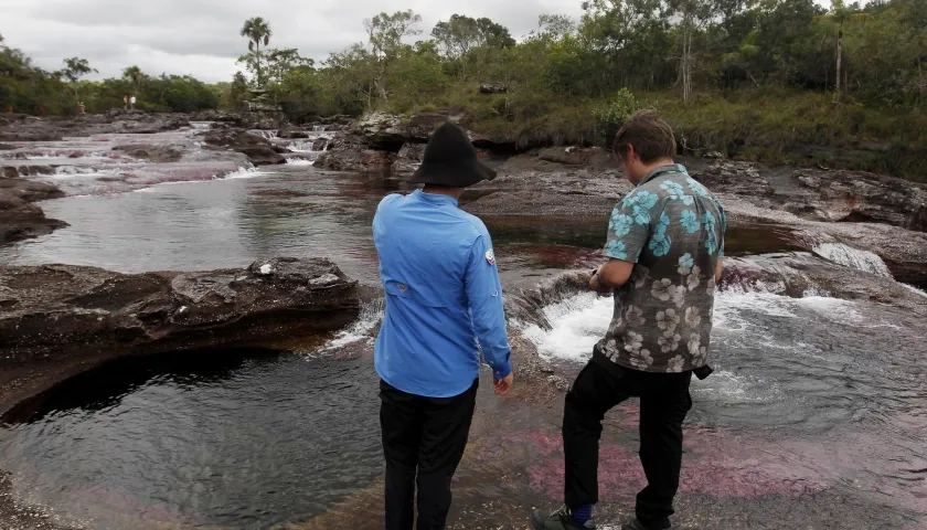 Río de los Siete Colores, en zona rural del Magdalena.