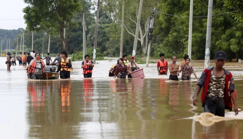 Las inundaciones.