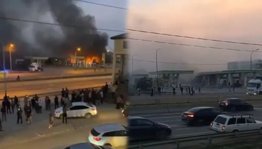 Explosión de una gasolinera. 