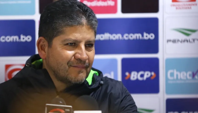 Óscar Villegas, entrenador de la selección boliviana de fútbol.