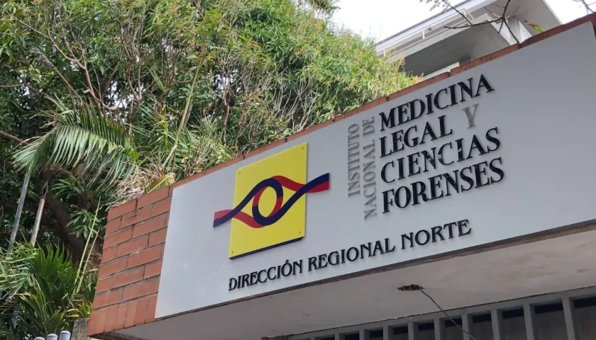 Fachada de Medicina Legal en Barranquilla.