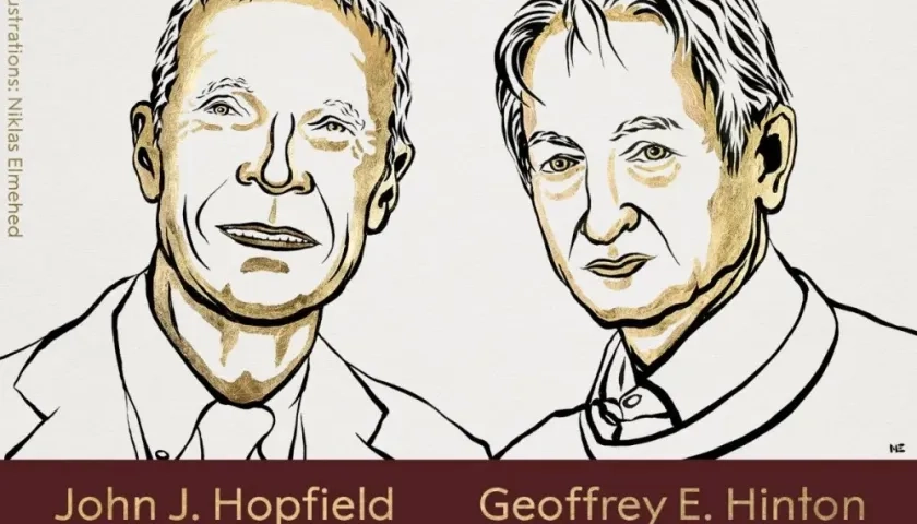 John J. Hopfield y Geoffrey E. Hinton.