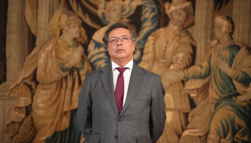 El Presidente Gustavo Petro.