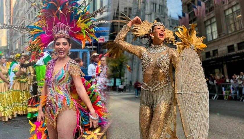 Alexsandra Estarita y Tatiana Angulo Fernández De Castro. 