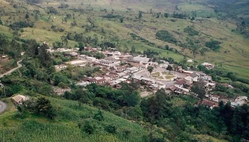 Panorámica del municipio de San Cayetano, Cundinamarca. 