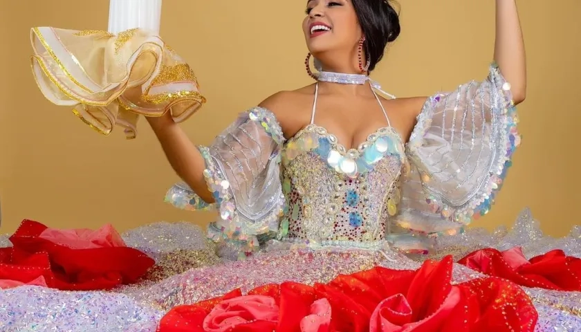 Luisa Fernanda Guerrero, reina del Carnaval de Manatí 2025.