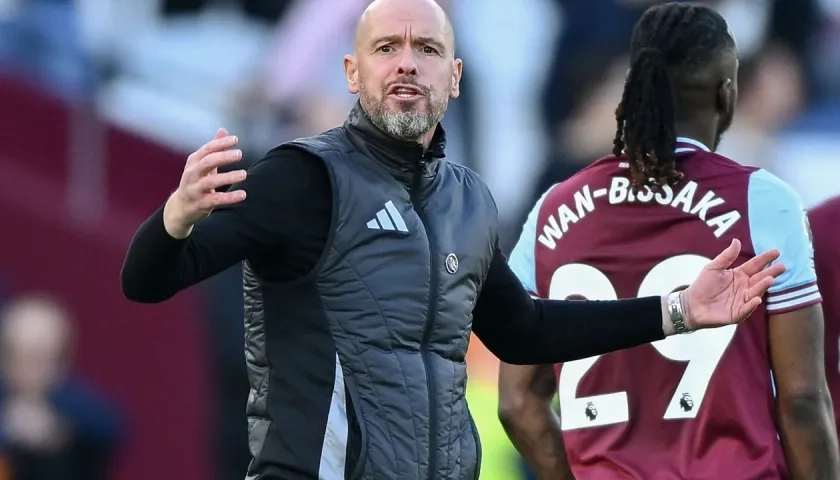 Erik Ten Hag, entrenador saliente del Manchester United. 