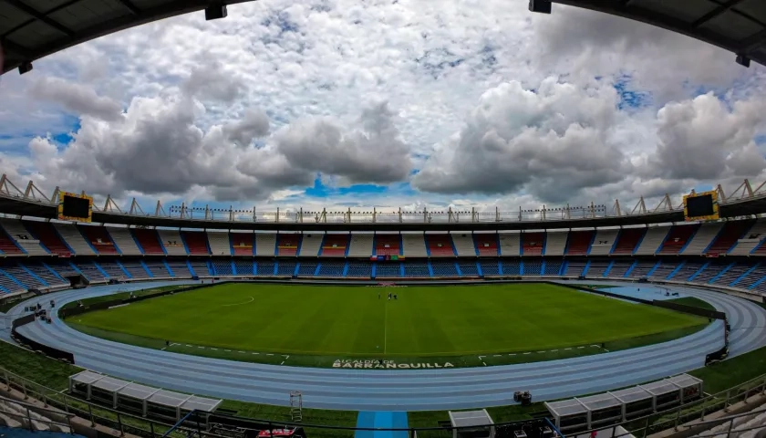 Estadio Metropolitano Roberto Meléndez, escenario hoy del partido Colombia vs. Chile.